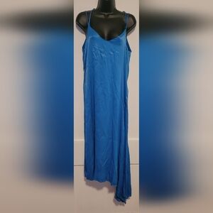 Zara Blue Satin Dress S